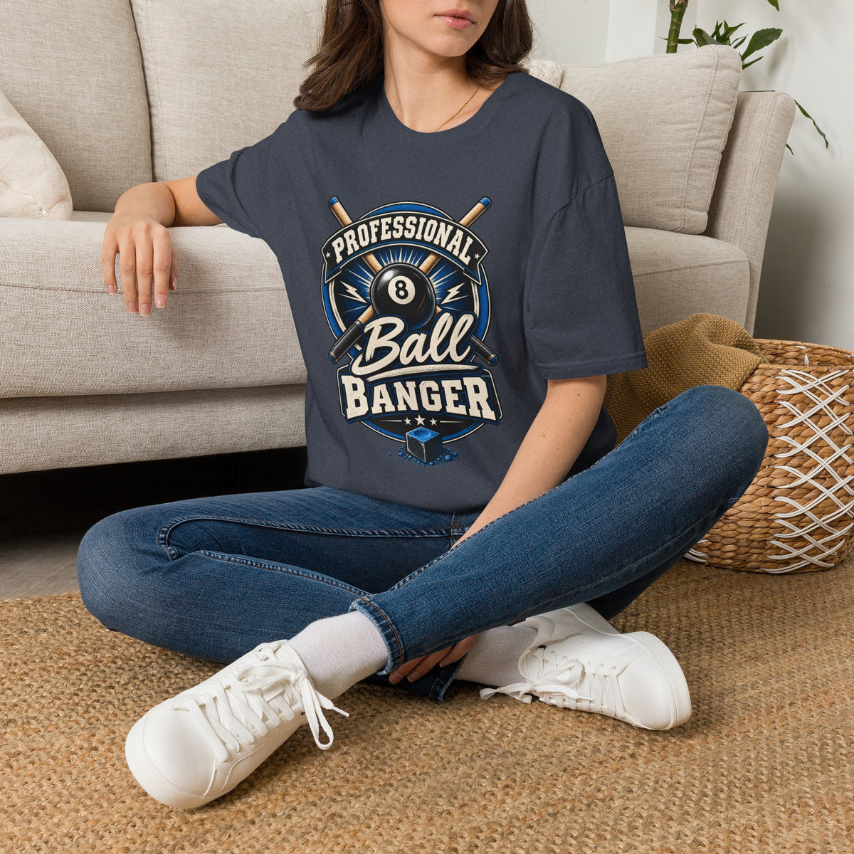 Professional Ball Banger – Funny Billiards T-Shirt – Pool Player Tee