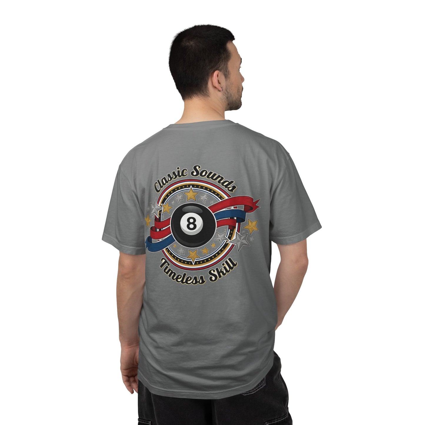 Classic Sound, Timeless Skill Billiards Comfort Colors Tee