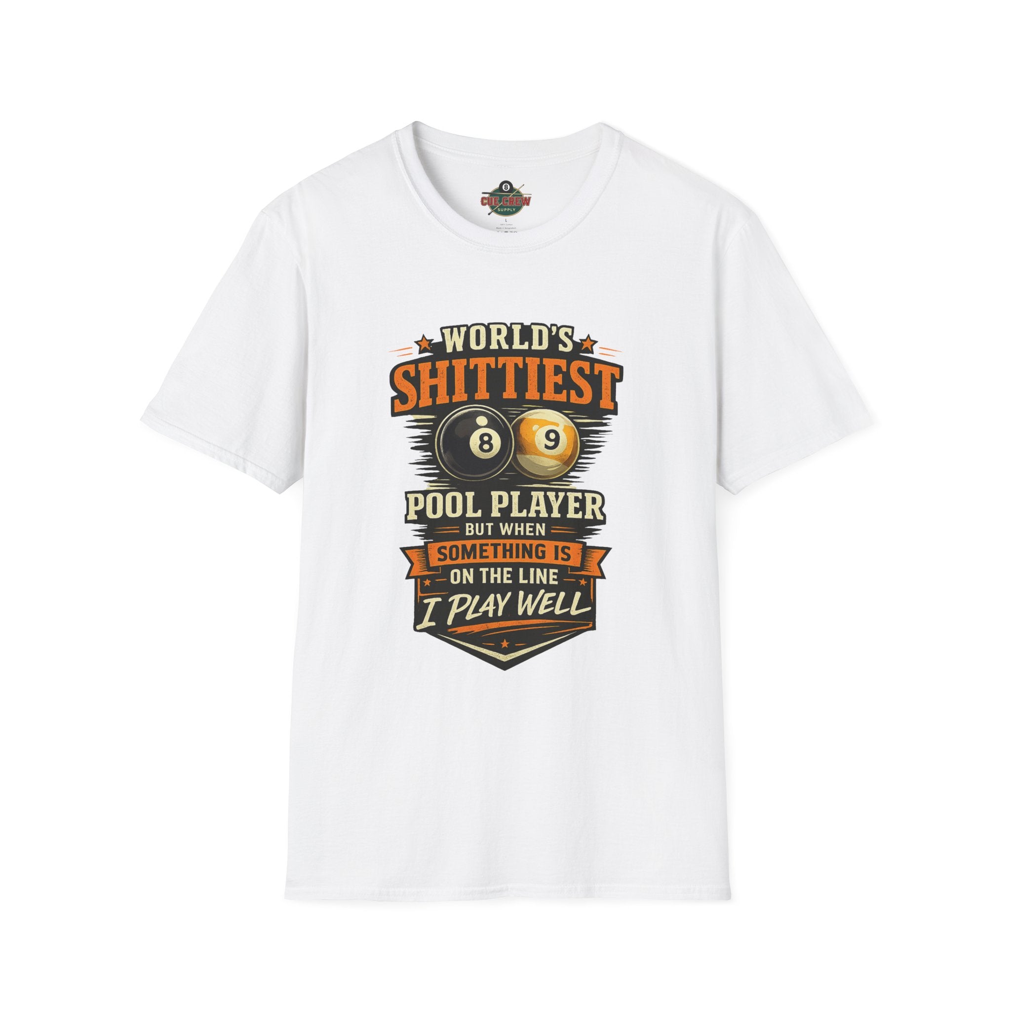World’s Shittiest Pool Player Funny Billiards T-Shirt