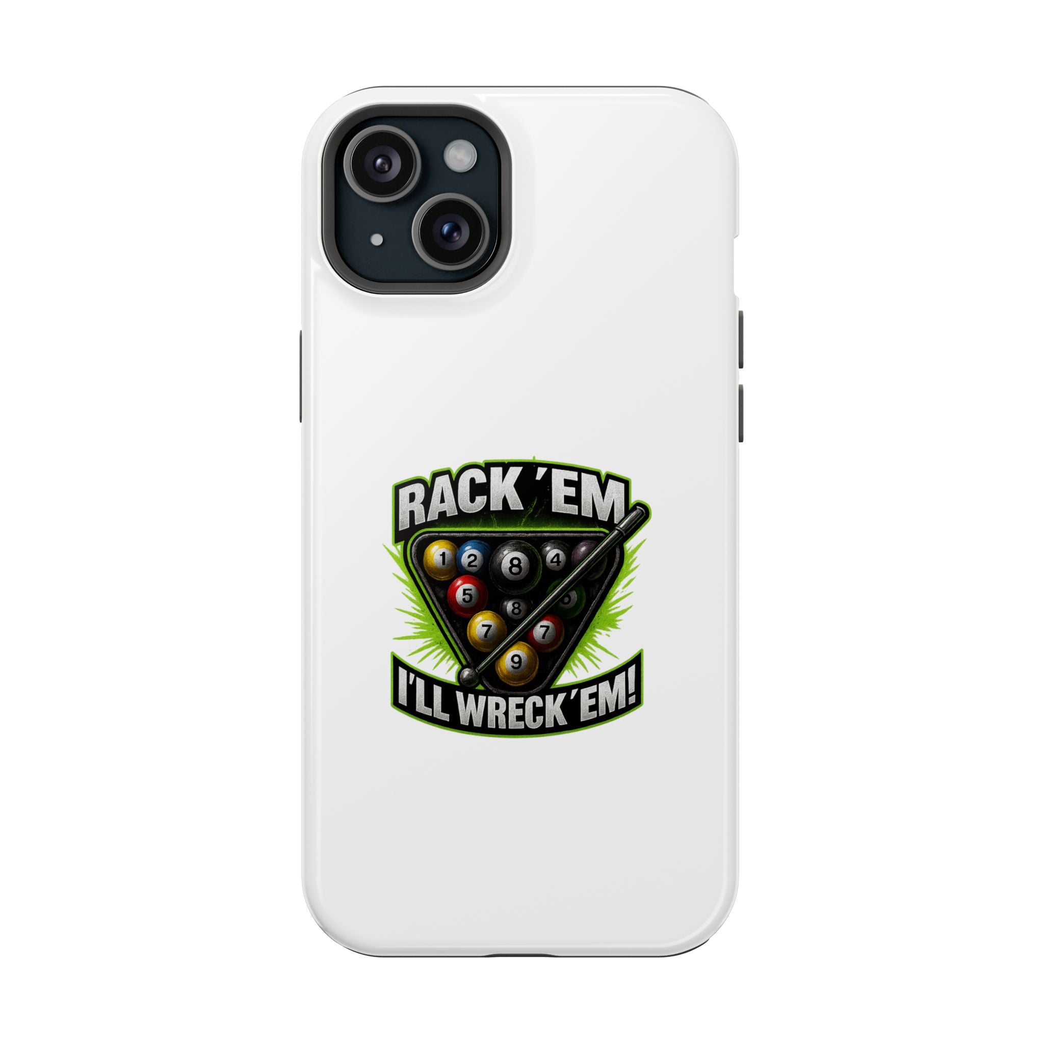 Magnetic Phone Case - Rack 'Em, I'll Wreck 'Em | Cool Custom Impact-Resistant Cases for Gamers & Pool Lovers, Perfect Gift for [...]