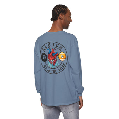 Clutch Ice in the Veins V2 Comfort Colors Long Sleeve Tee