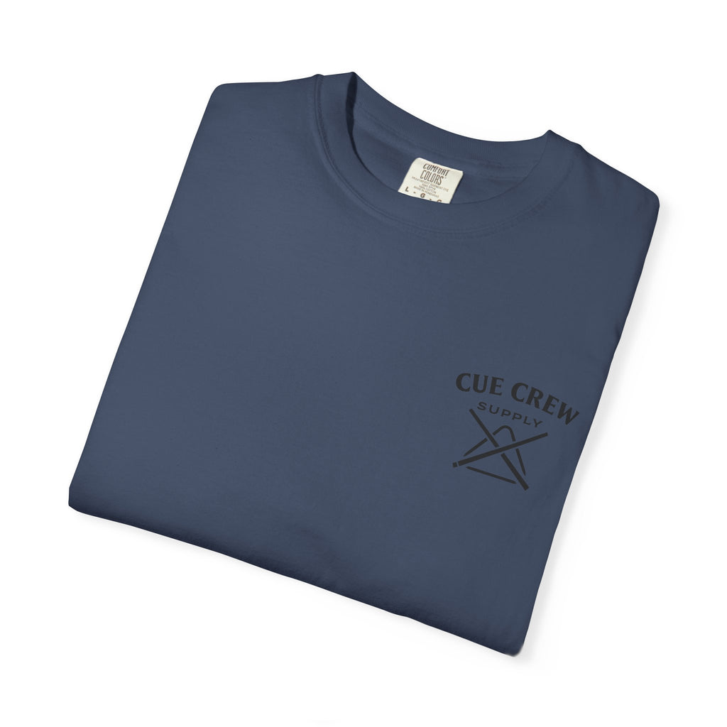 Cue The Hits, Sink The Shots Tee - Comfort Colors Brand