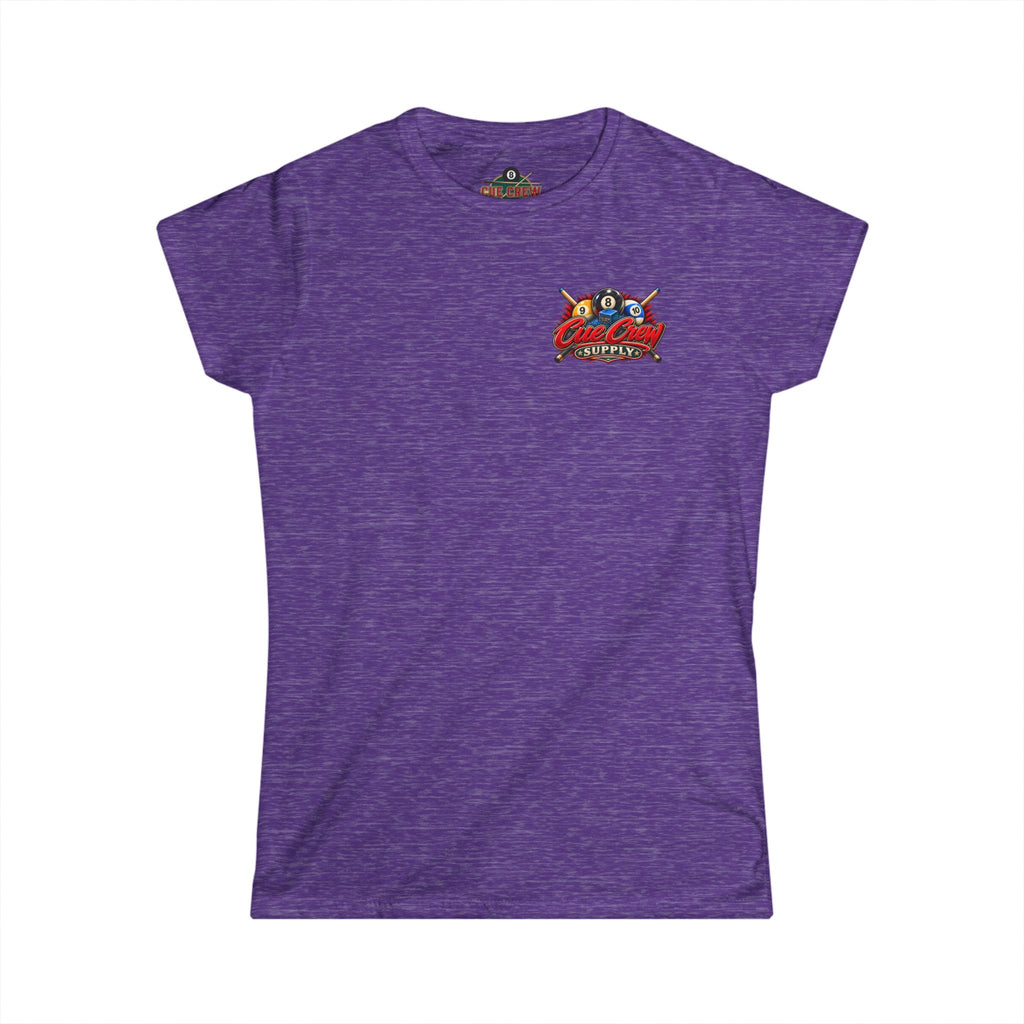 Nine Ball Queen Women's Billiards T-Shirt | Funny Pool Player Graphic Tee CCS-WSST-017