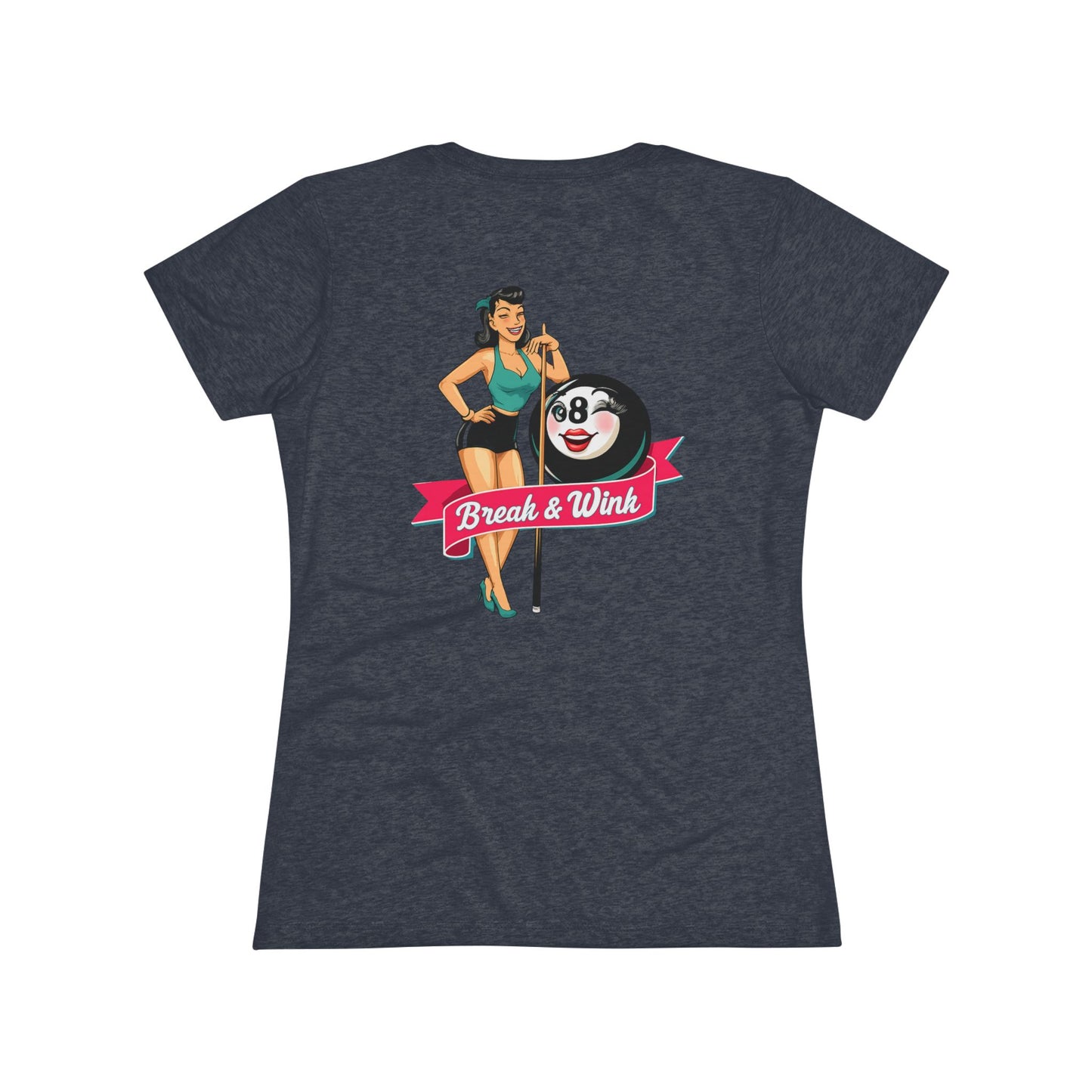 Break & Wink Next Level Women's Tri-Blend Tee
