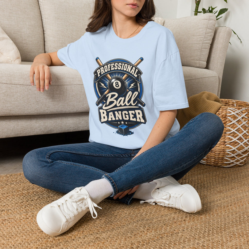 Professional Ball Banger – Funny Billiards T-Shirt – Pool Player Tee