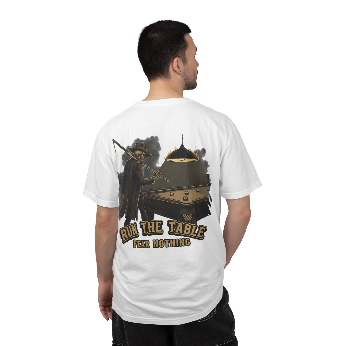 Run The Table, Fear Nothing Billiards Comfort Colors Tee