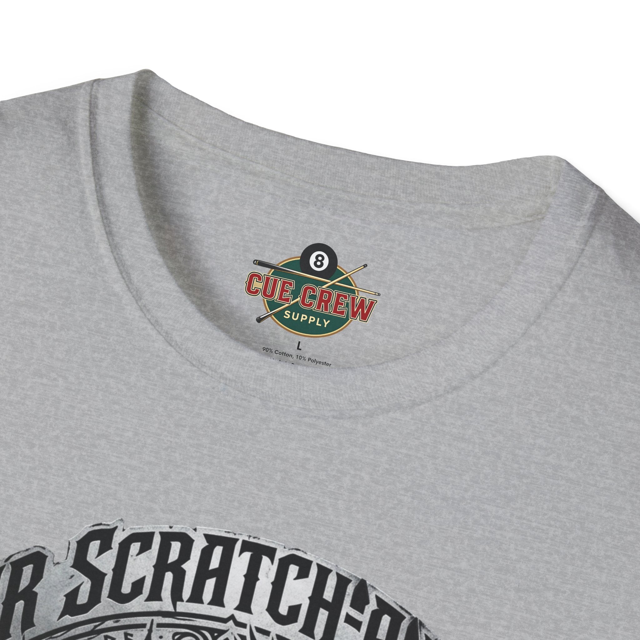 Sir Scratch-A-Lot Funny Billiards T-Shirt | Medieval Pool Knight Graphic | Front Only Print Unisex Tee