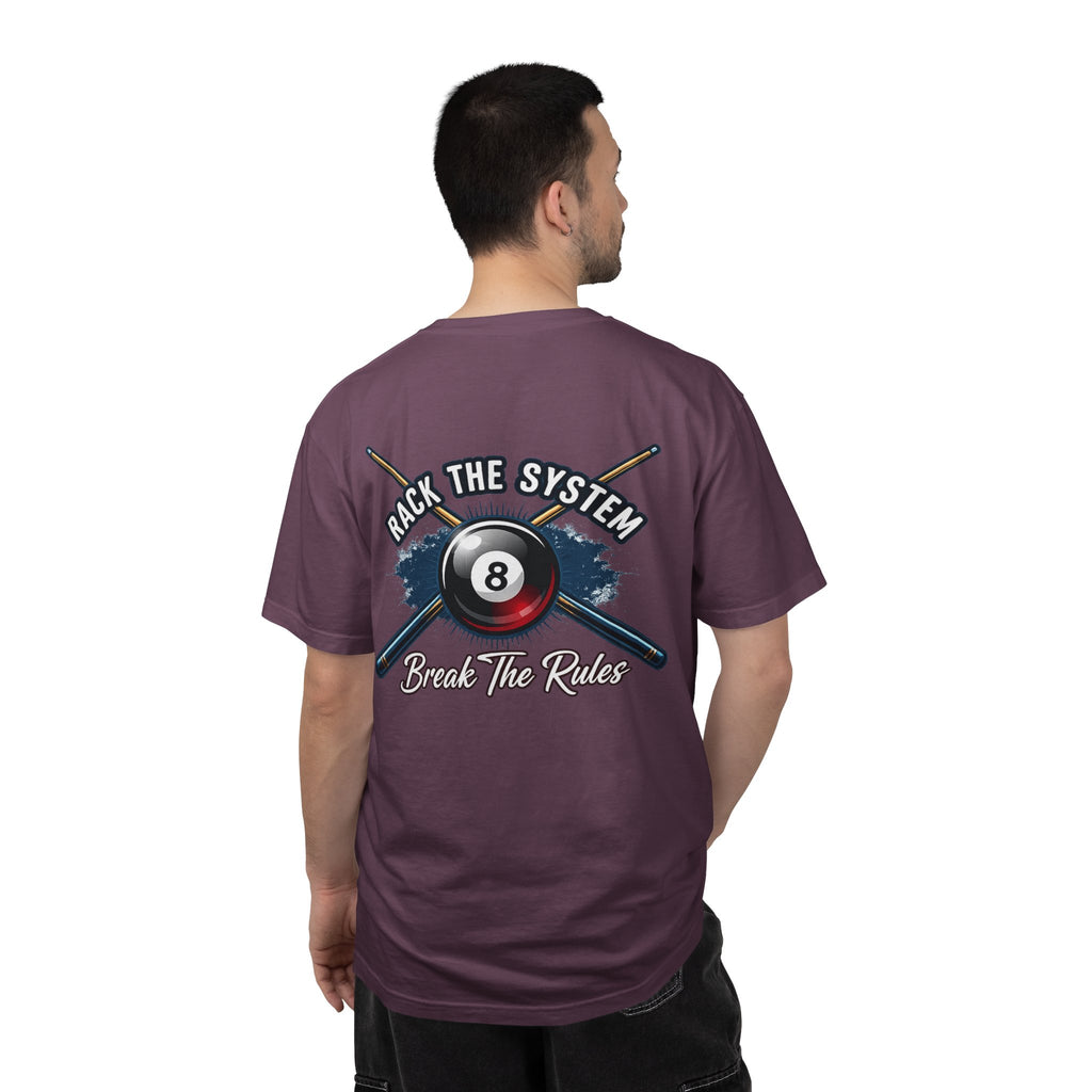 Rack the System Break The Rules Billiards Comfort Colors Tee