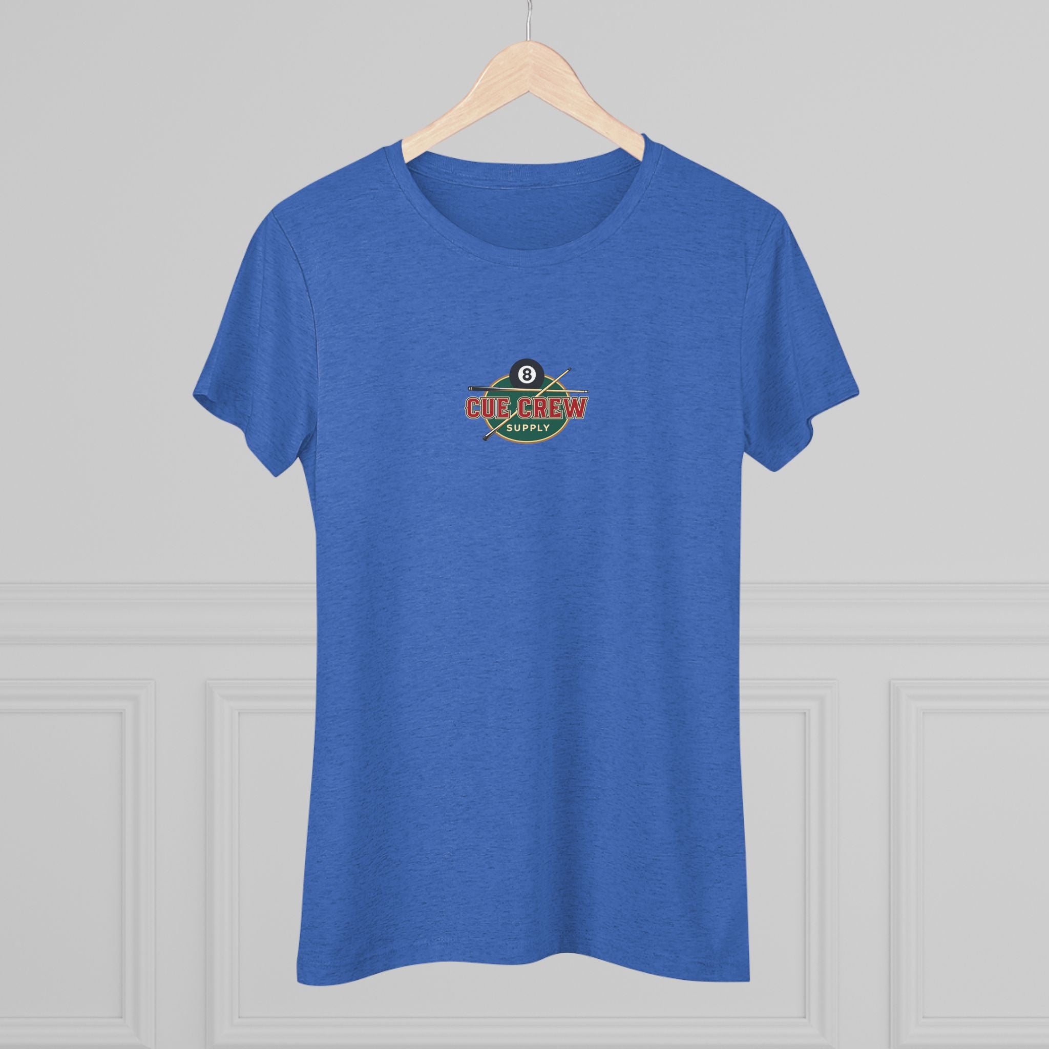 I Shoot Pool Because Shooting People Is Frowned Upon Ladies Billiards Next Level Tri-Blend Tee