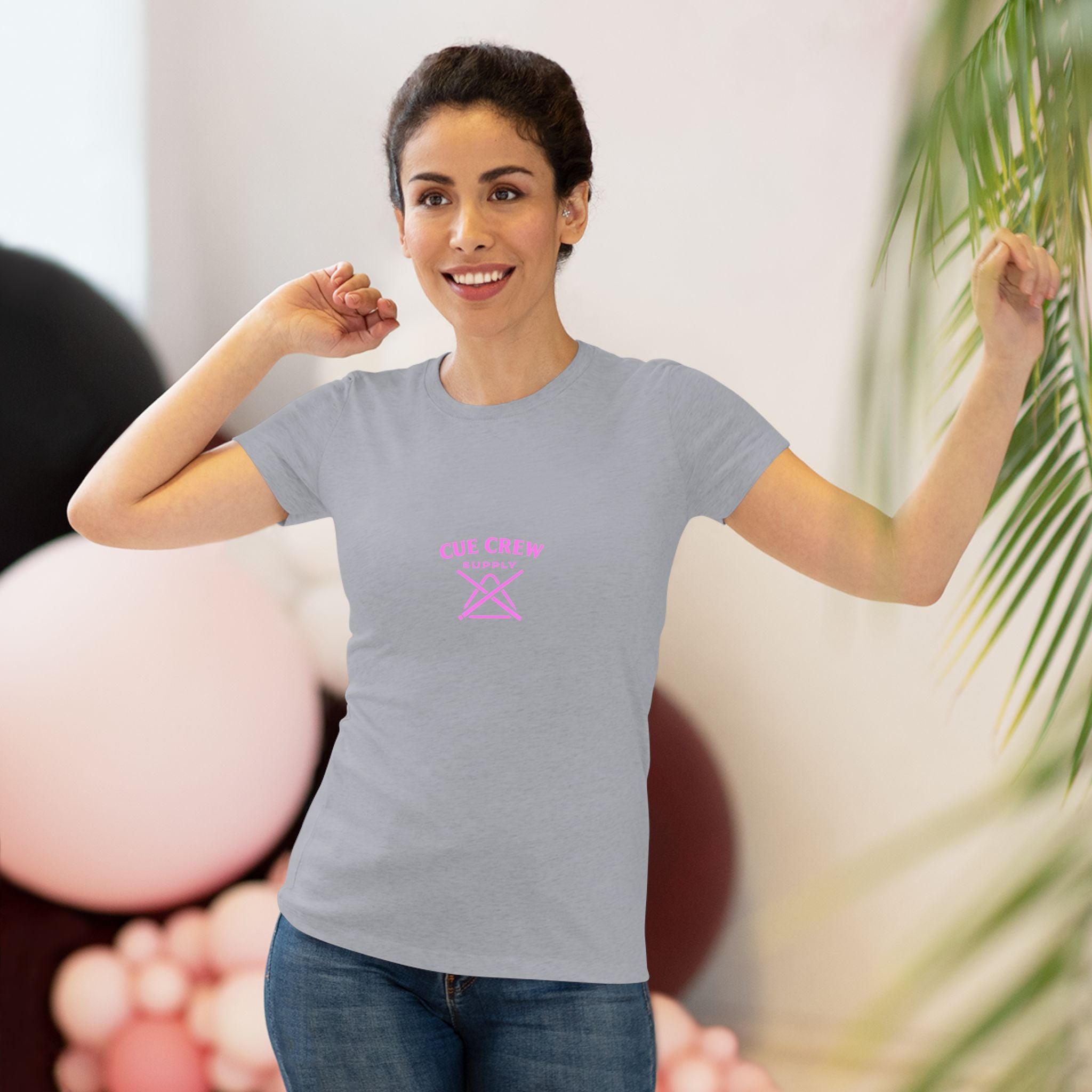 Cue Diva No Mercy Next Level Women's Tri-Blend Tee