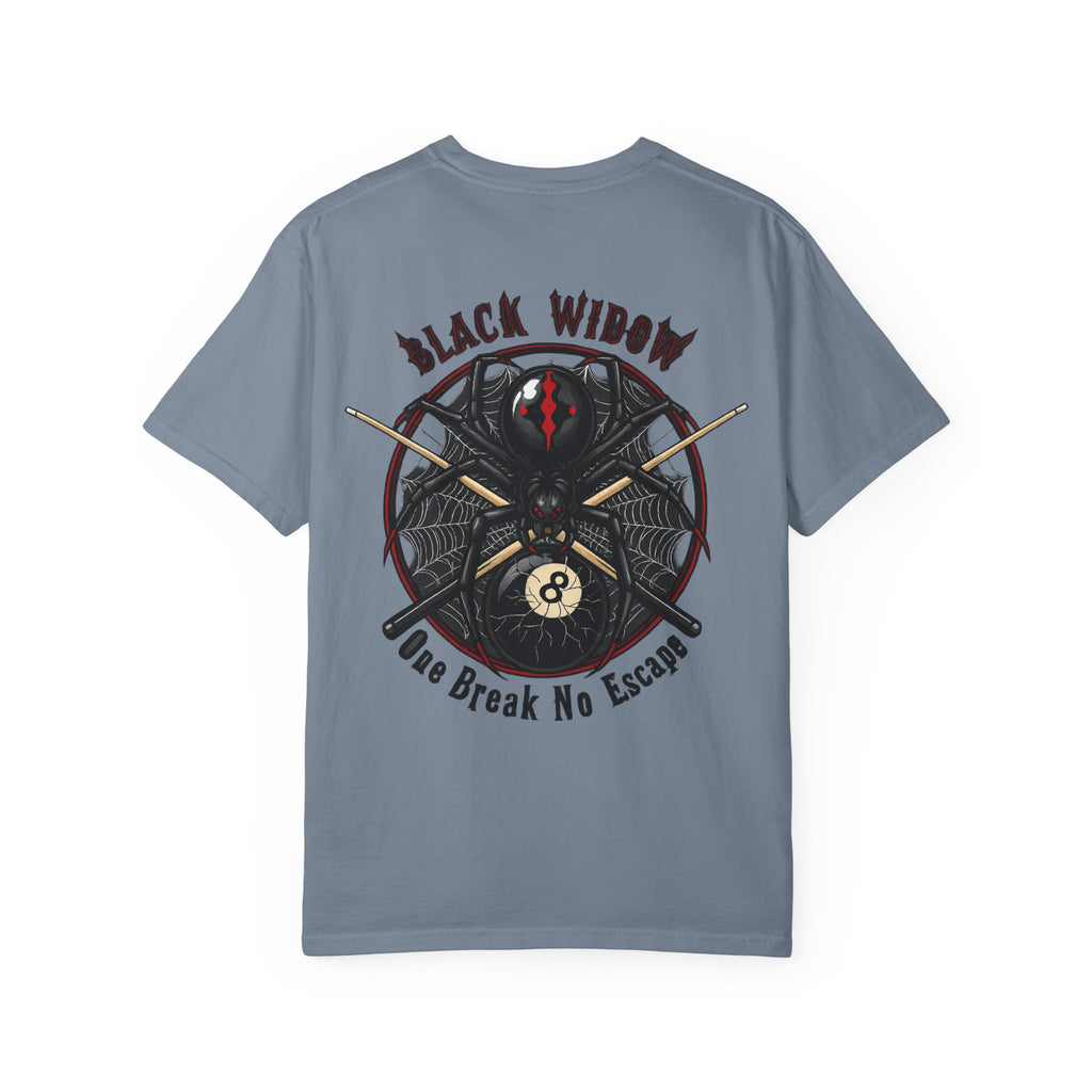 Black Widow One Break No Escape Billiards Comfort Colors Tee