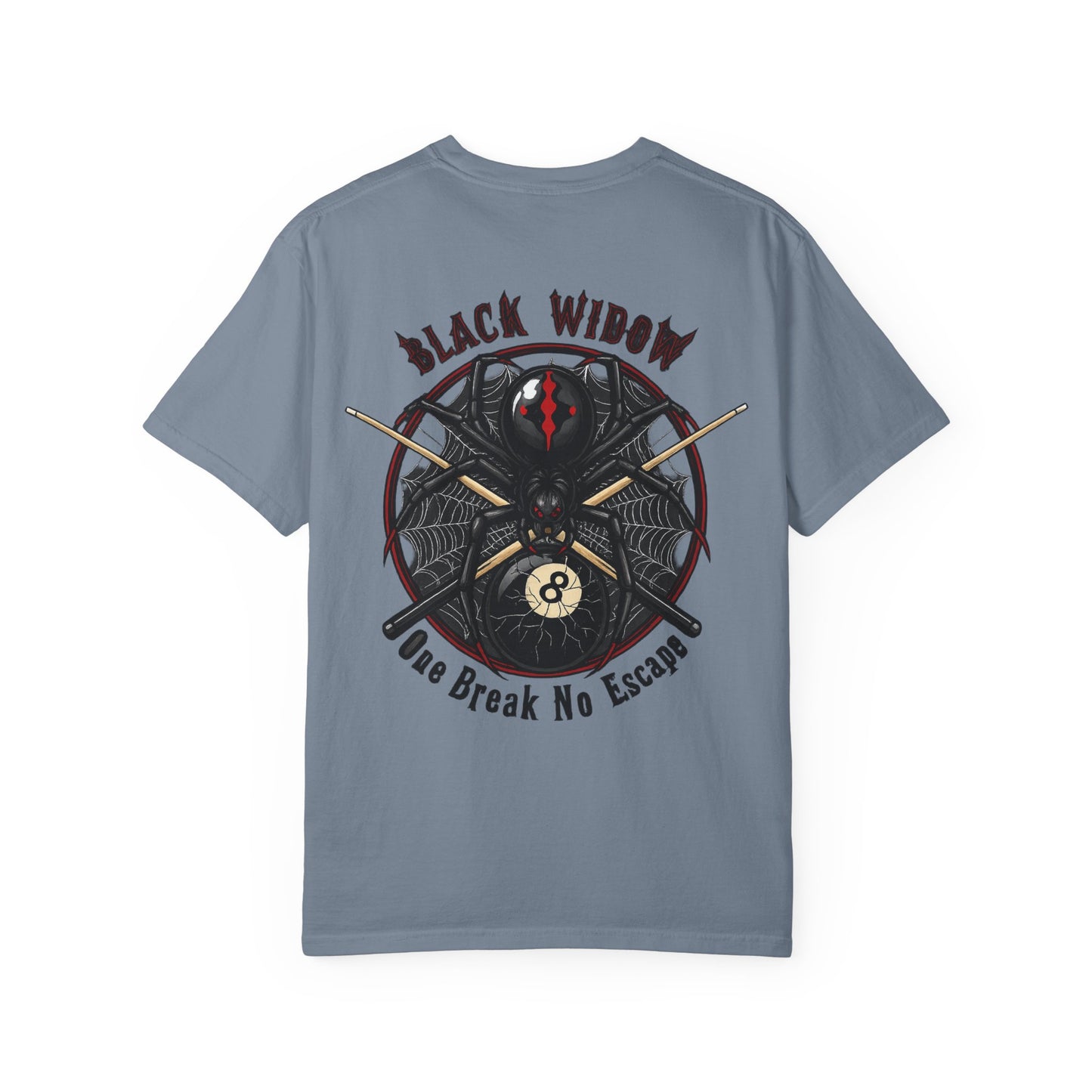 Black Widow One Break No Escape Billiards Comfort Colors Tee