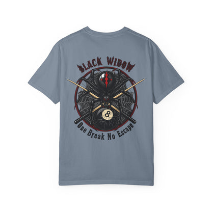 Black Widow One Break No Escape Billiards Comfort Colors Tee