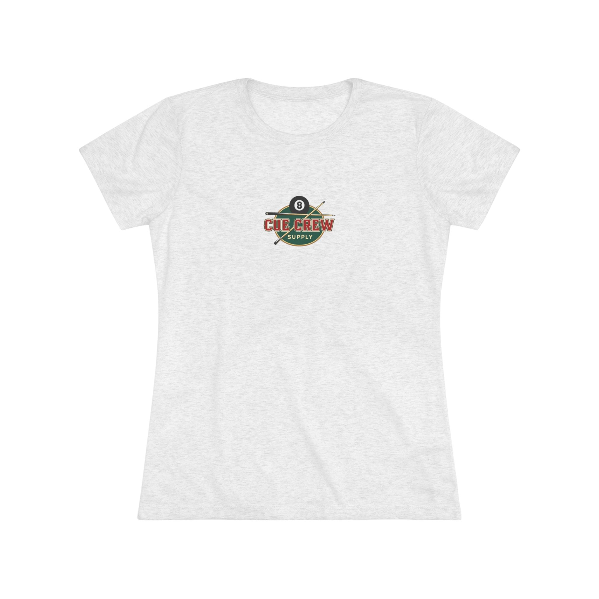Pool Chick Means Business Ladies Billiards Next Level Tri-Blend Tee