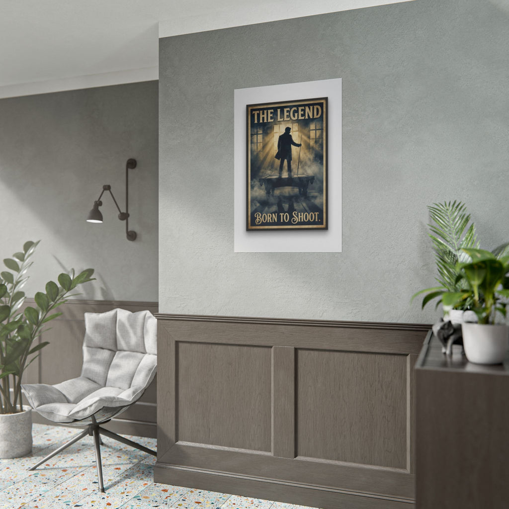 The Legend: Born to Shoot Wall Art - Rolled Poster