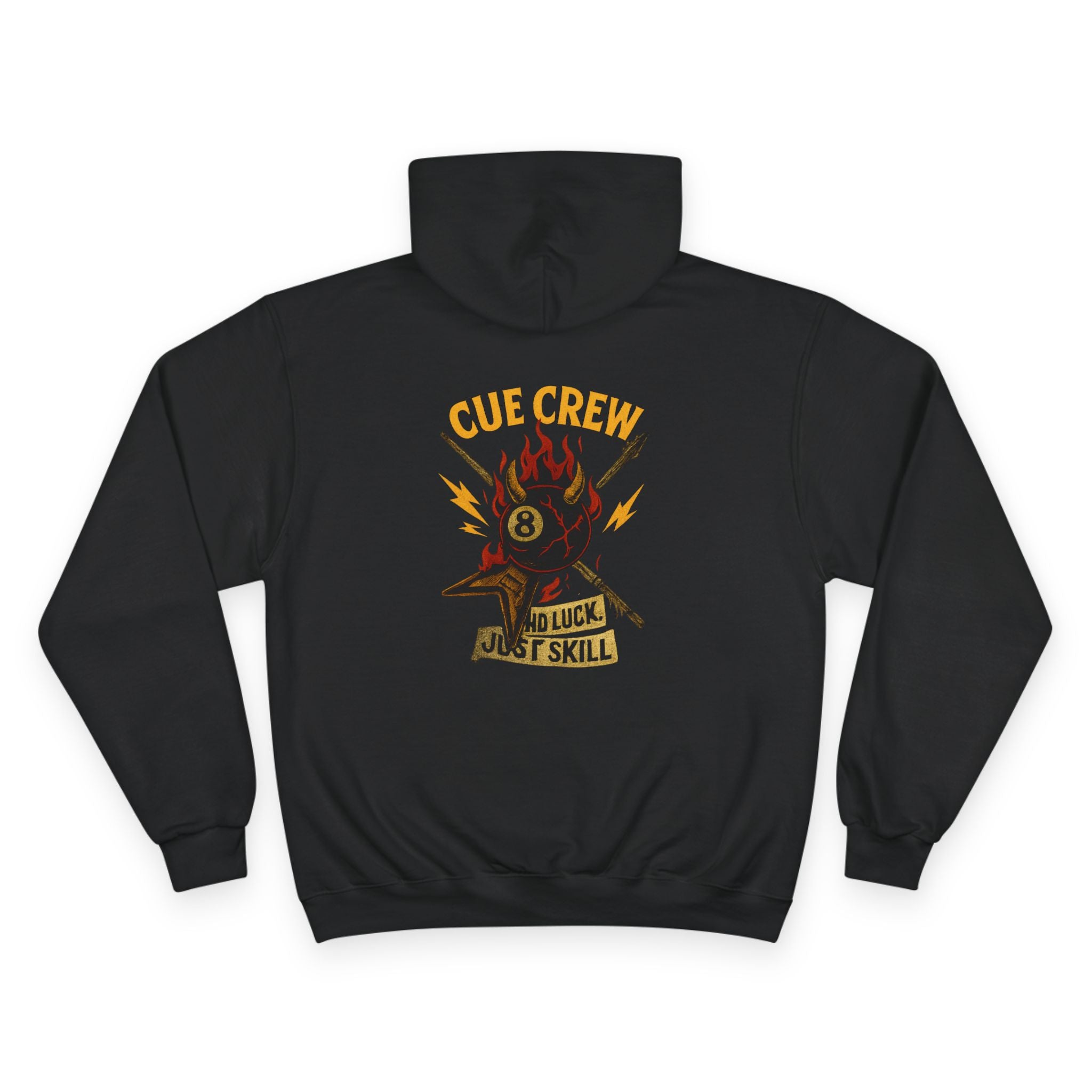 Cue Crew No Luck Just Skill V1 Hoodie - Champion