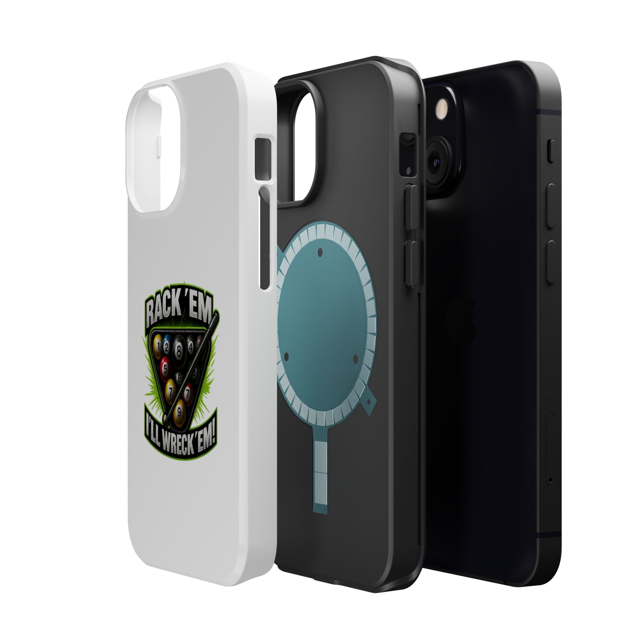 Magnetic Phone Case - Rack 'Em, I'll Wreck 'Em | Cool Custom Impact-Resistant Cases for Gamers & Pool Lovers, Perfect Gift for [...]