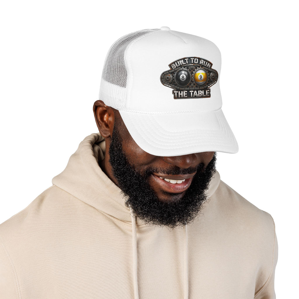 Built to Run the Table OTTO 39-165 Foam Trucker Hat – Billiards Snapback