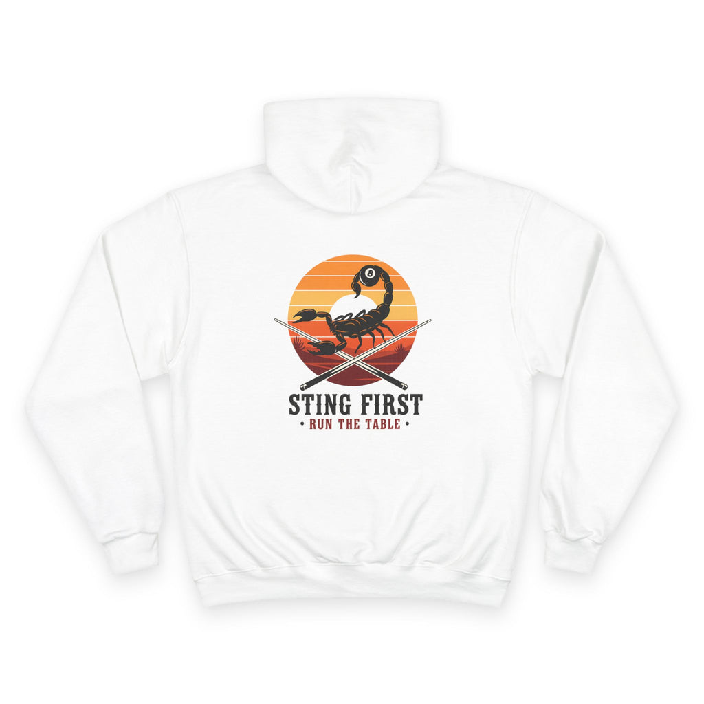 Sting First - Run The Rack Billiards Champion Hoodie