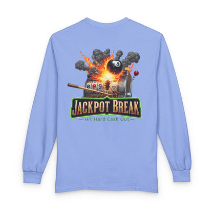 Jackpot Break Billiards Casino Mashup Gildan Long Sleeve Tee