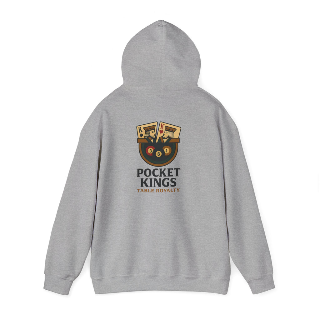 Pocket Kings Table Royalty Billiards Pool Unisex Gildan Hoodie