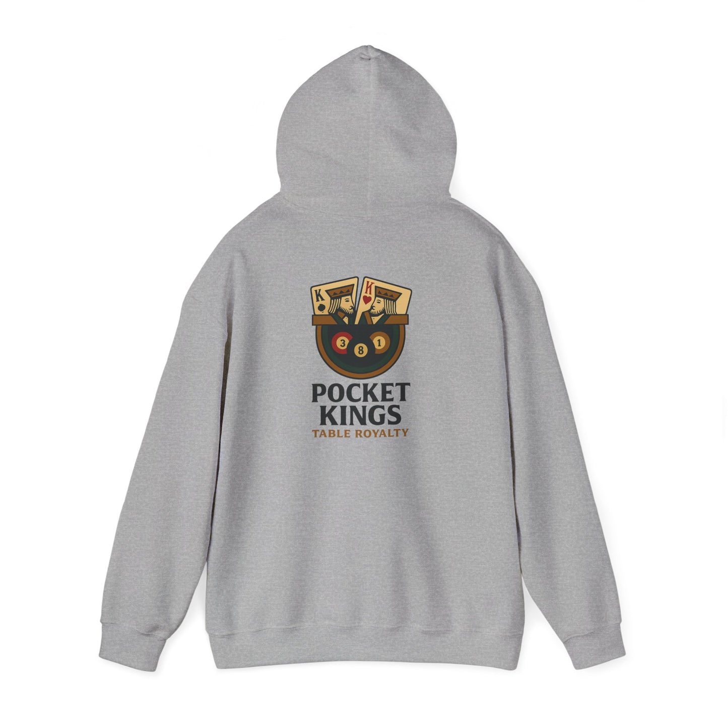 Pocket Kings Table Royalty Billiards Pool Unisex Gildan Hoodie