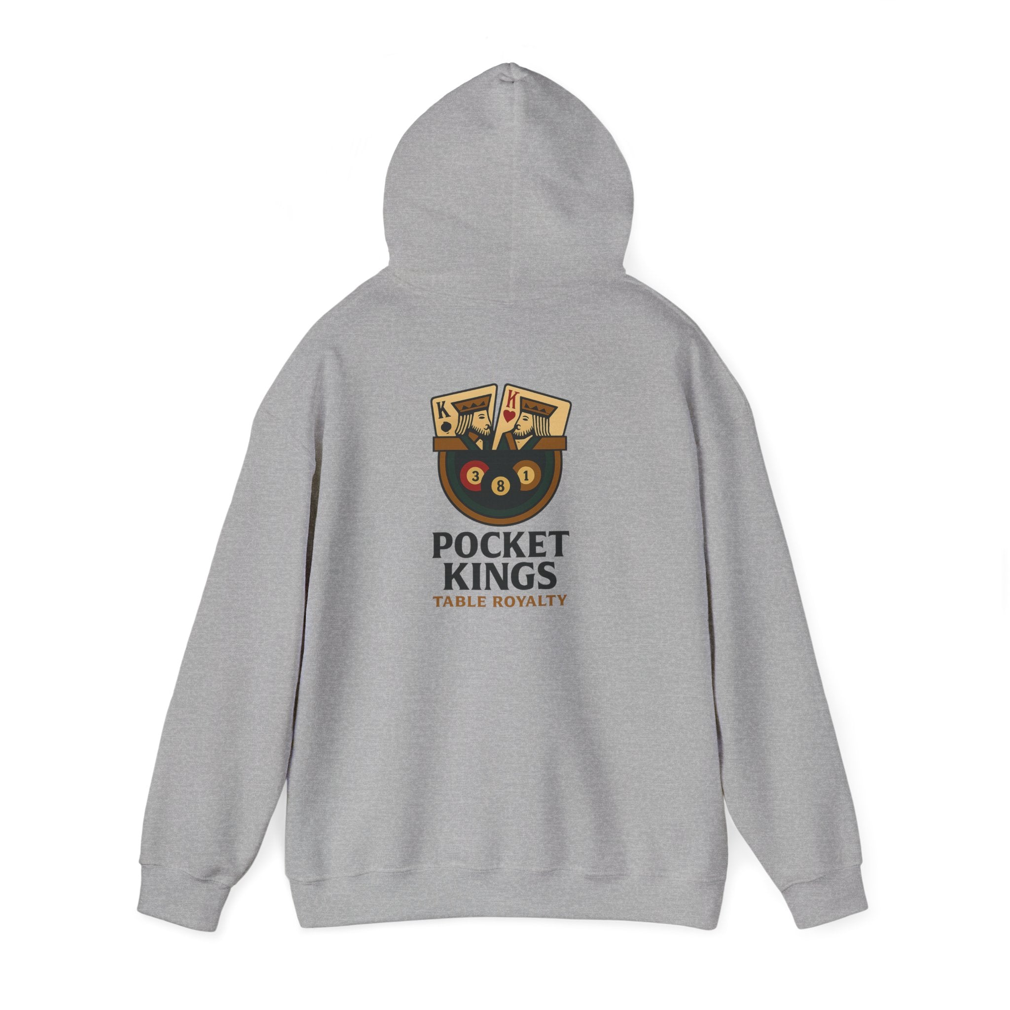 Pocket Kings Table Royalty Billiards Pool Unisex Gildan Hoodie