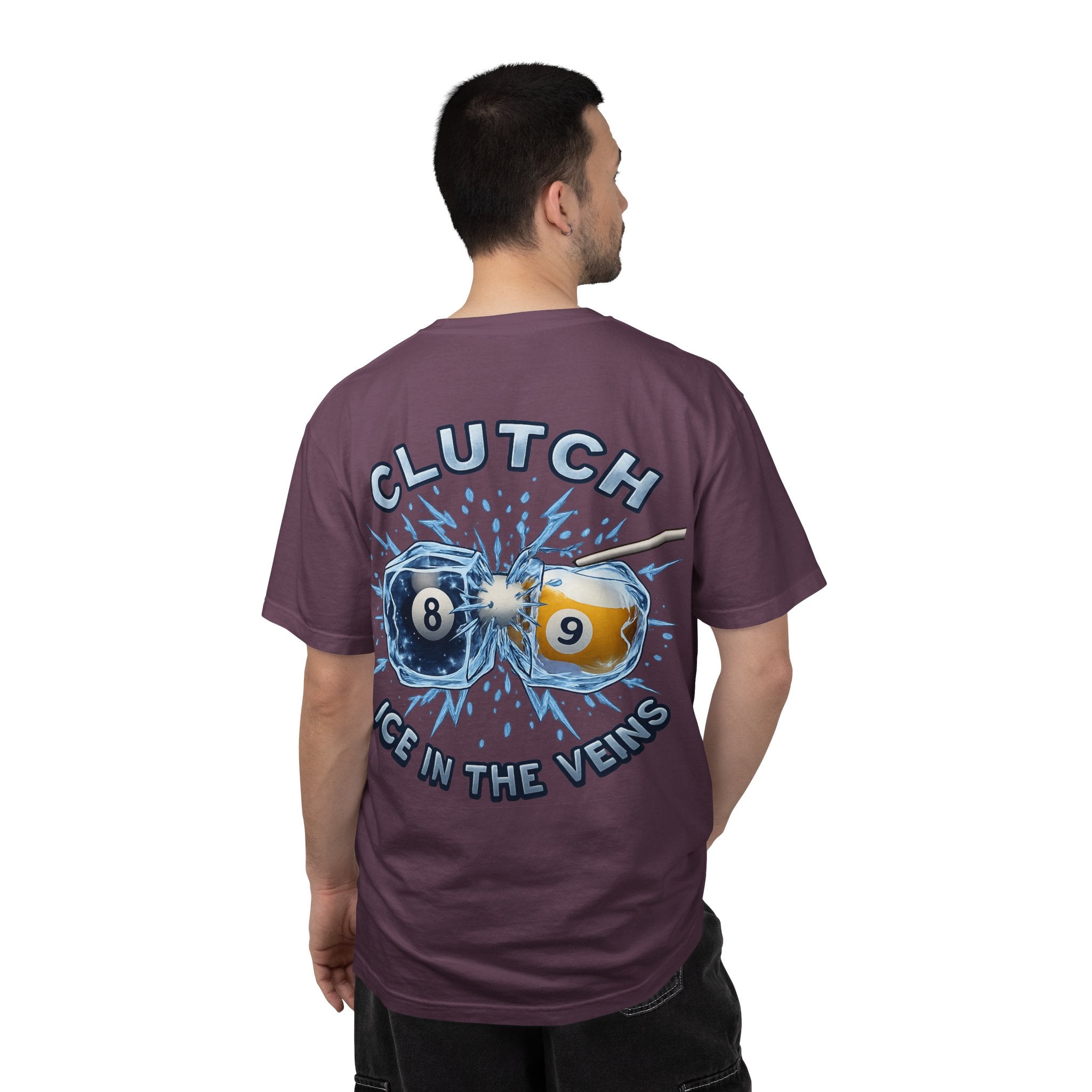 Clutch: Ice in the Veins Billiards Comfort Colors Tee