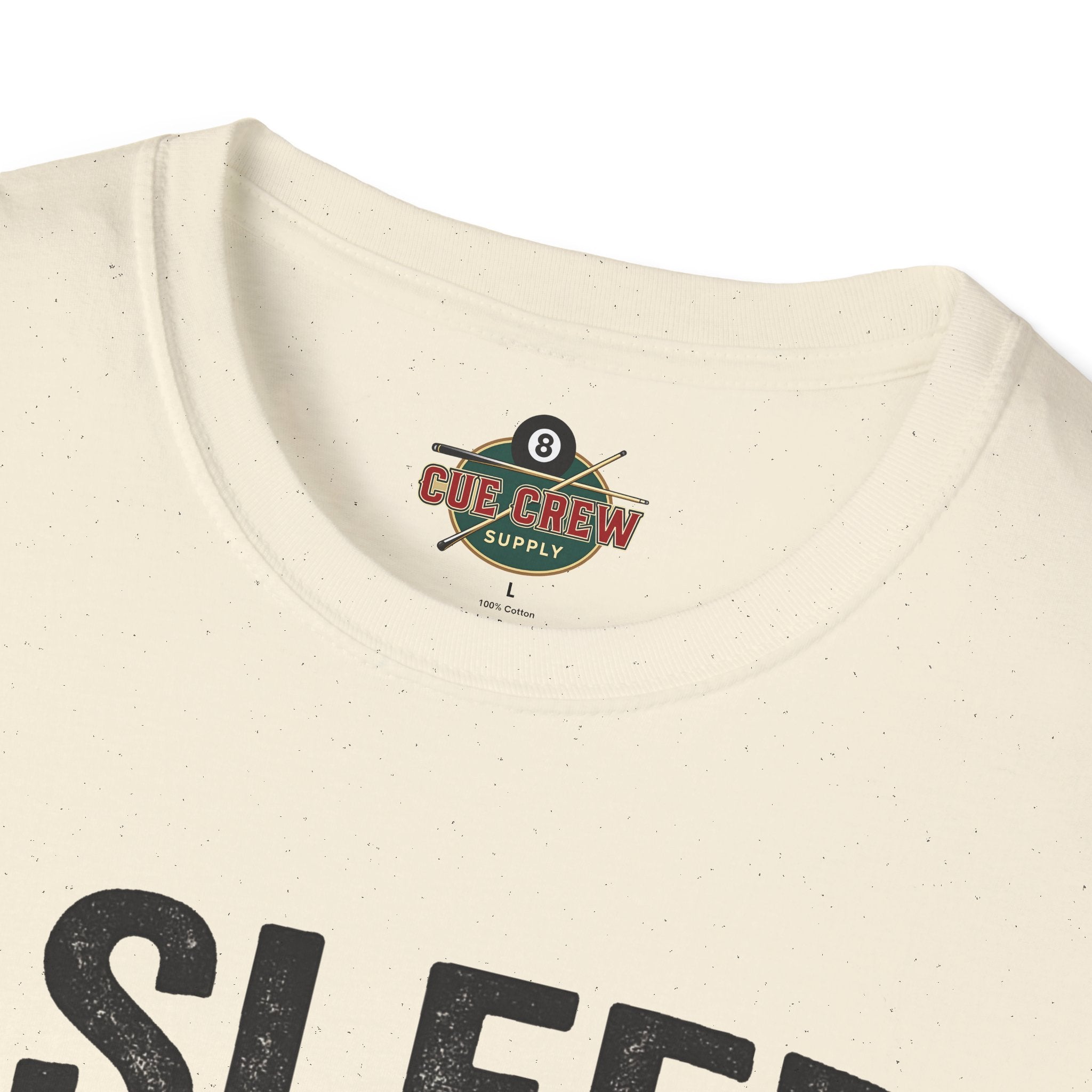 I Sleep Well at Night Funny Billiards T-Shirt – Pool Player 8 Ball Graphic Tee