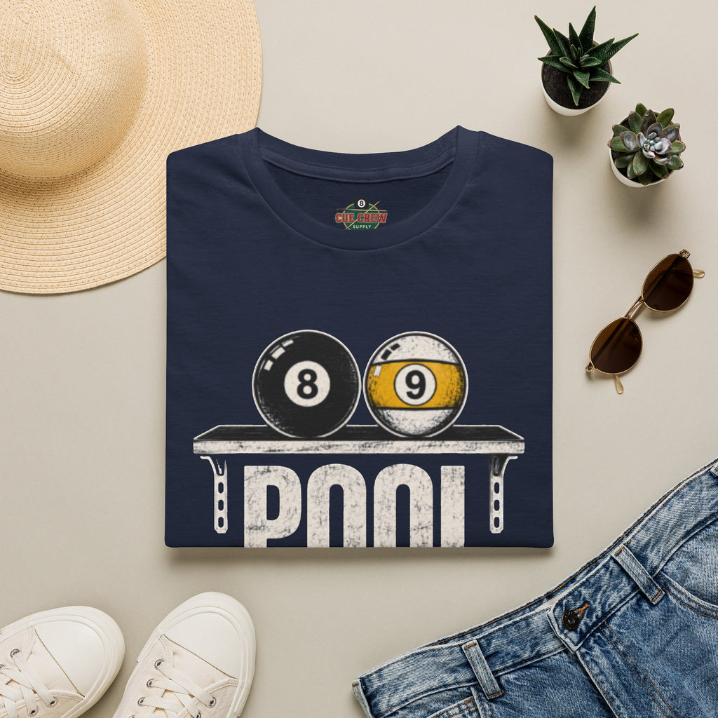 Pool Skills Sold Separately Funny Billiards T-Shirt | Front Print Only | 8 Ball & 9 Ball Graphic Unisex Tee