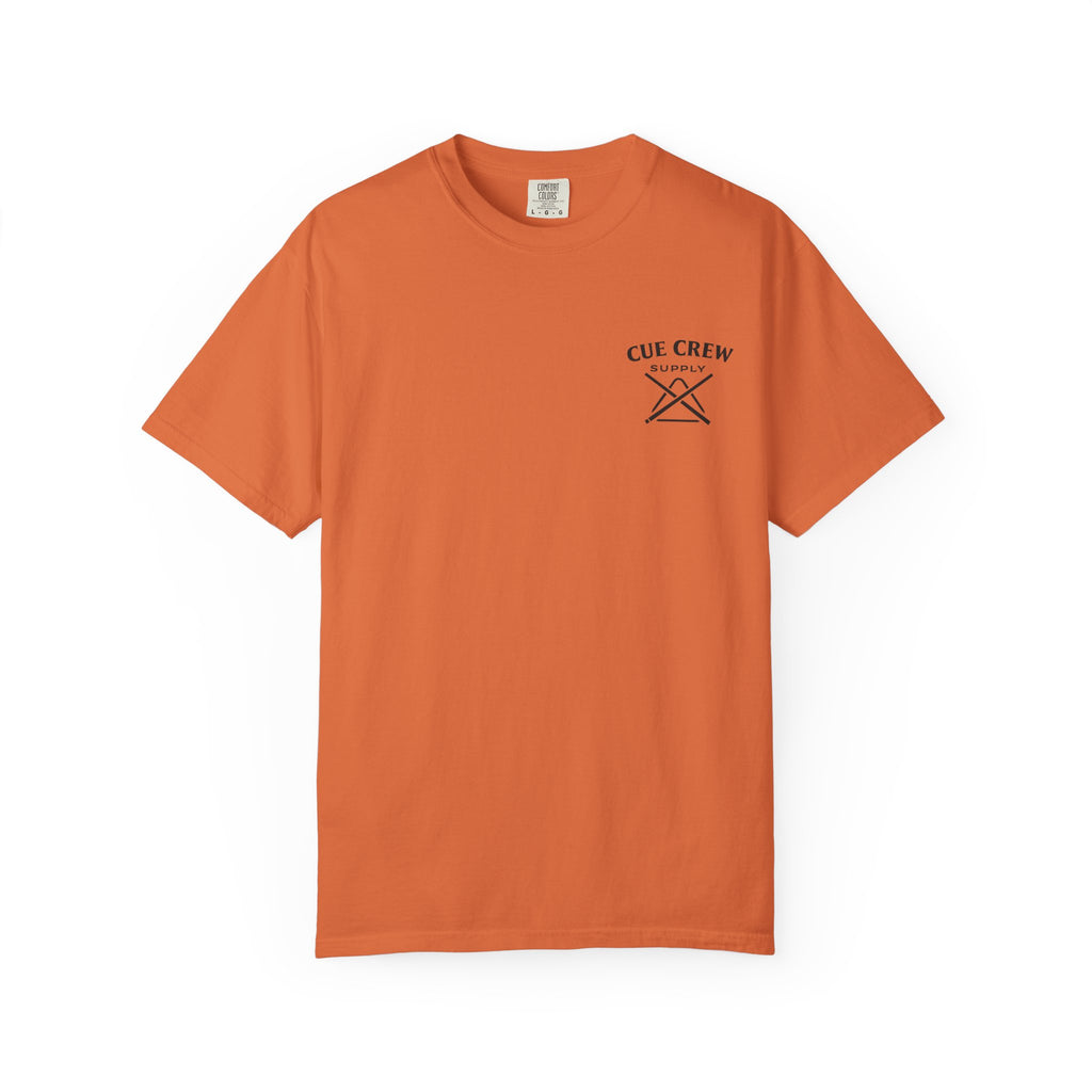 Cue The Hits, Sink The Shots Tee - Comfort Colors Brand
