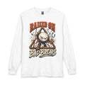 Raised on Bad Breaks – Funny Billiards Long Sleeve T-Shirt – Cue Crew Essentials CCS-ELST-004