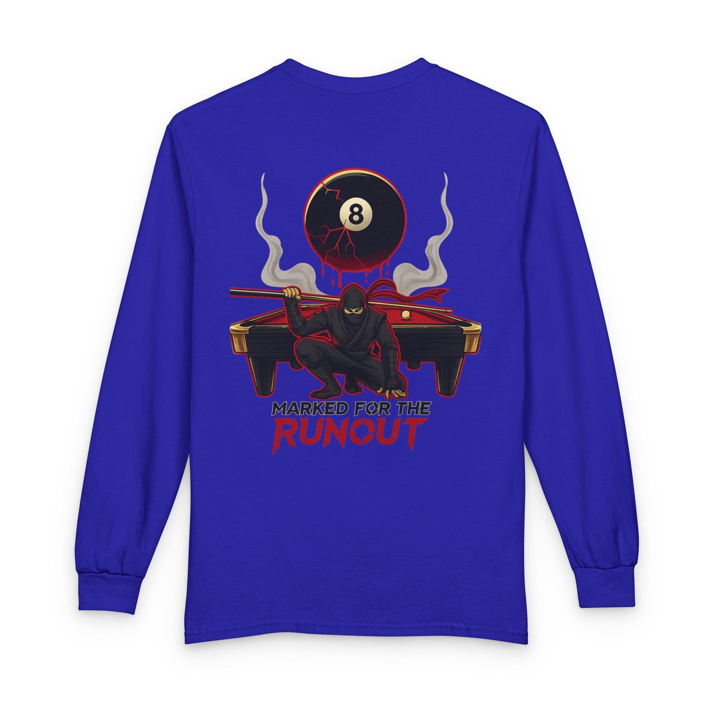 Marked for the Runout Billiards Gildan Long Sleeve Tee