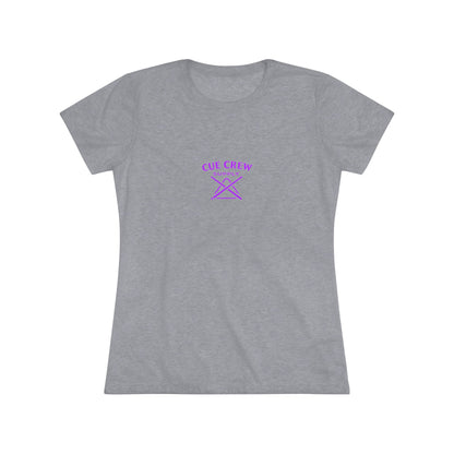 Bow Down - The Table Has A Queen Next Level Women's Tri-Blend Tee