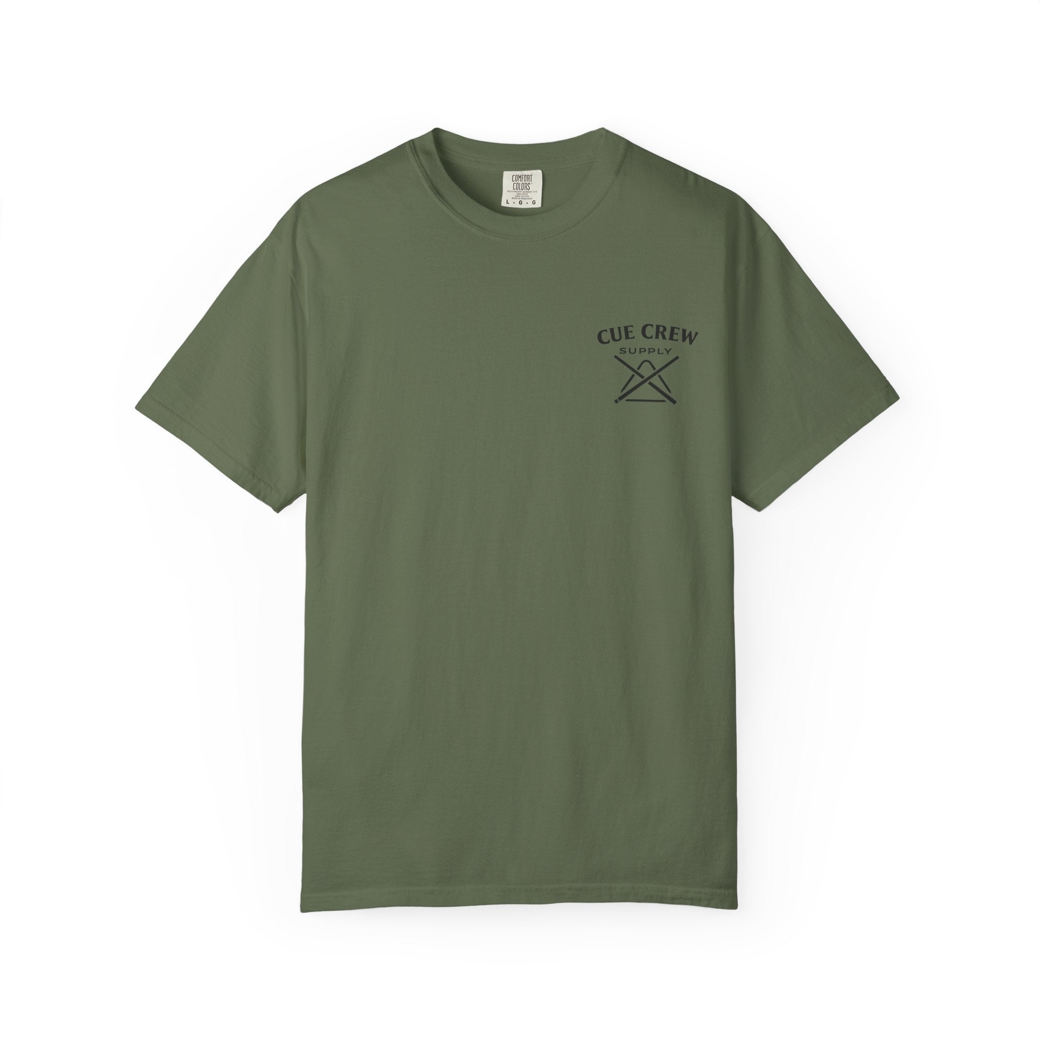 Cue The Hits, Sink The Shots Tee - Comfort Colors Brand