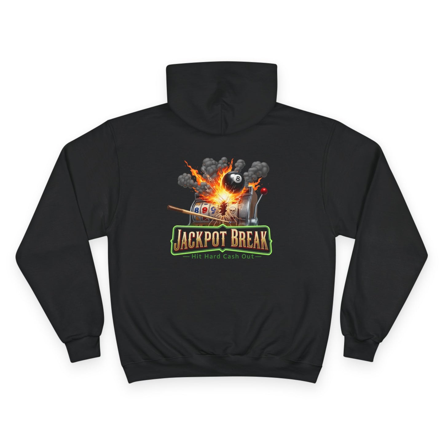 Jackpot Break Casino Billiards Mashup Champion Hoodie