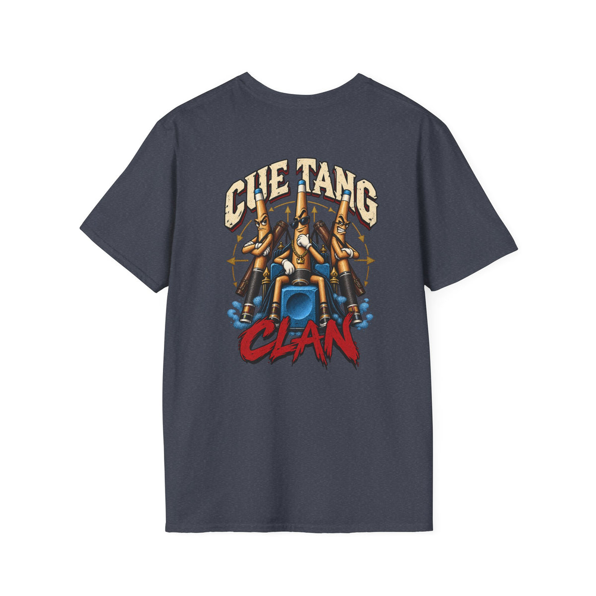 Cue Tang Clan Funny Pool & Billiards Graphic T-Shirt | Classic Series | CCS-CST-025