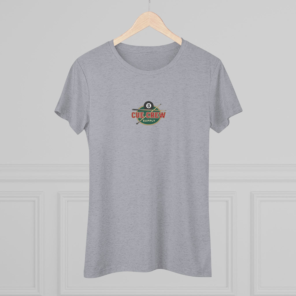 I Shoot Pool Because Shooting People Is Frowned Upon Ladies Billiards Next Level Tri-Blend Tee