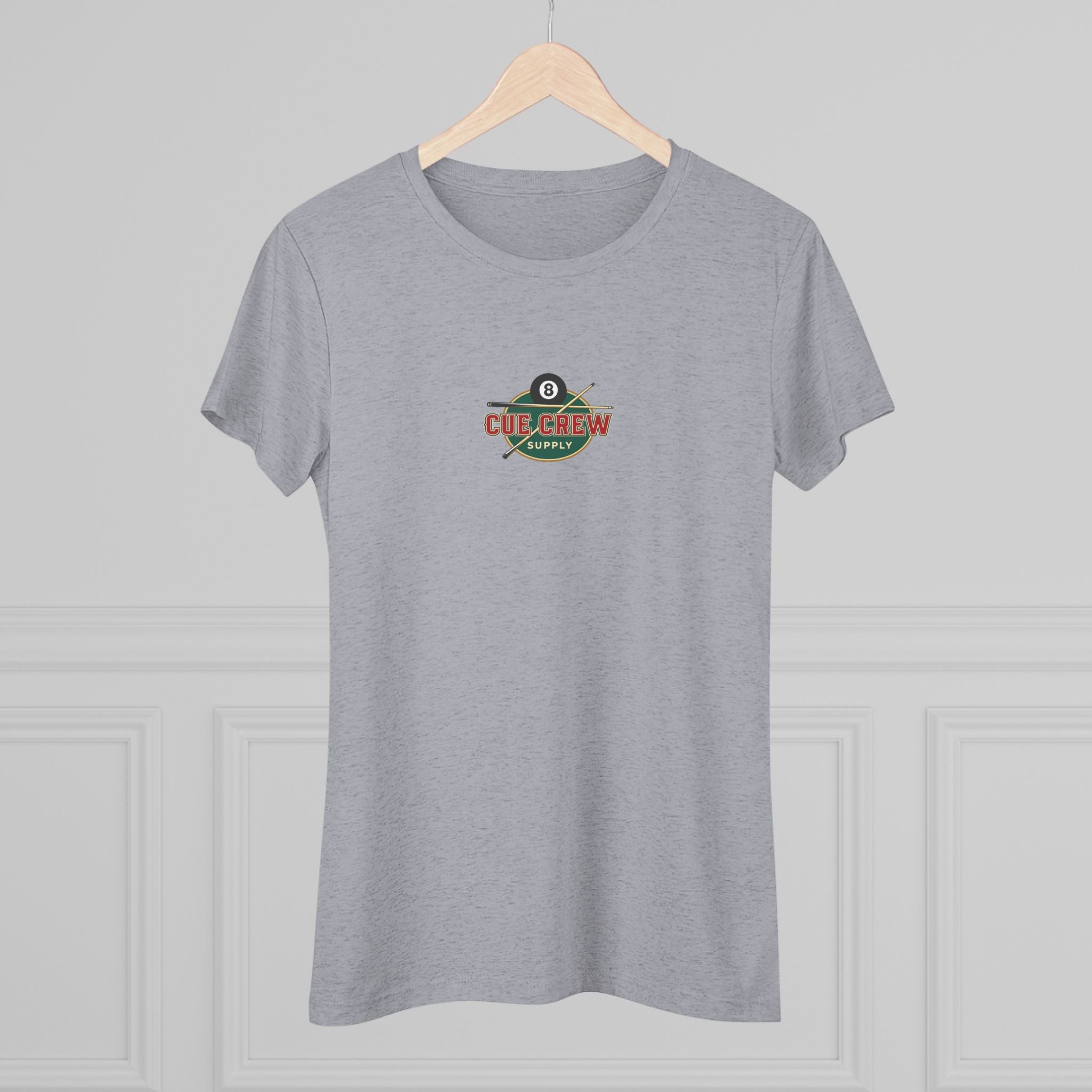 I Shoot Pool Because Shooting People Is Frowned Upon Ladies Billiards Next Level Tri-Blend Tee