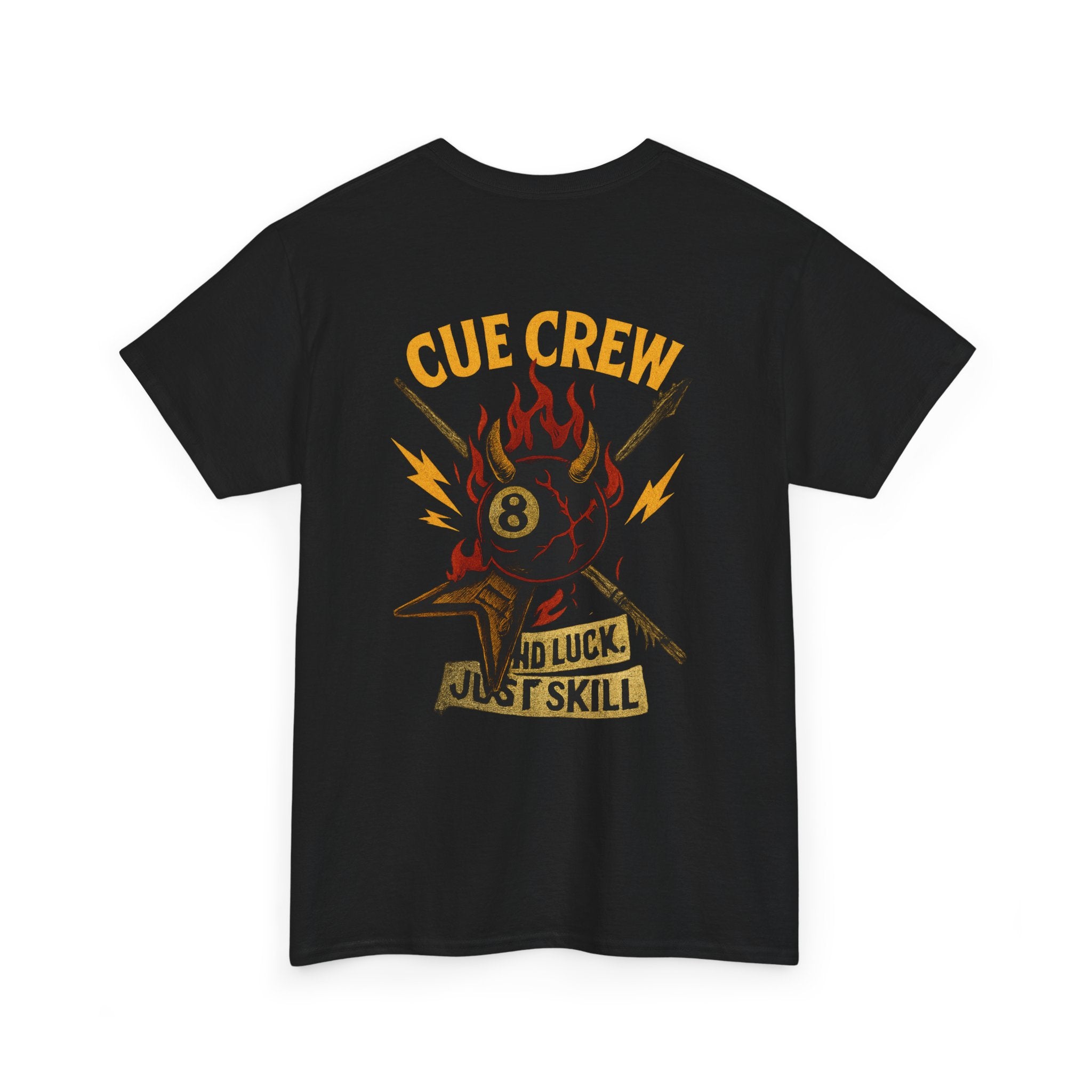 Cue Crew No Luck Just Skill Ver 2 Tee
