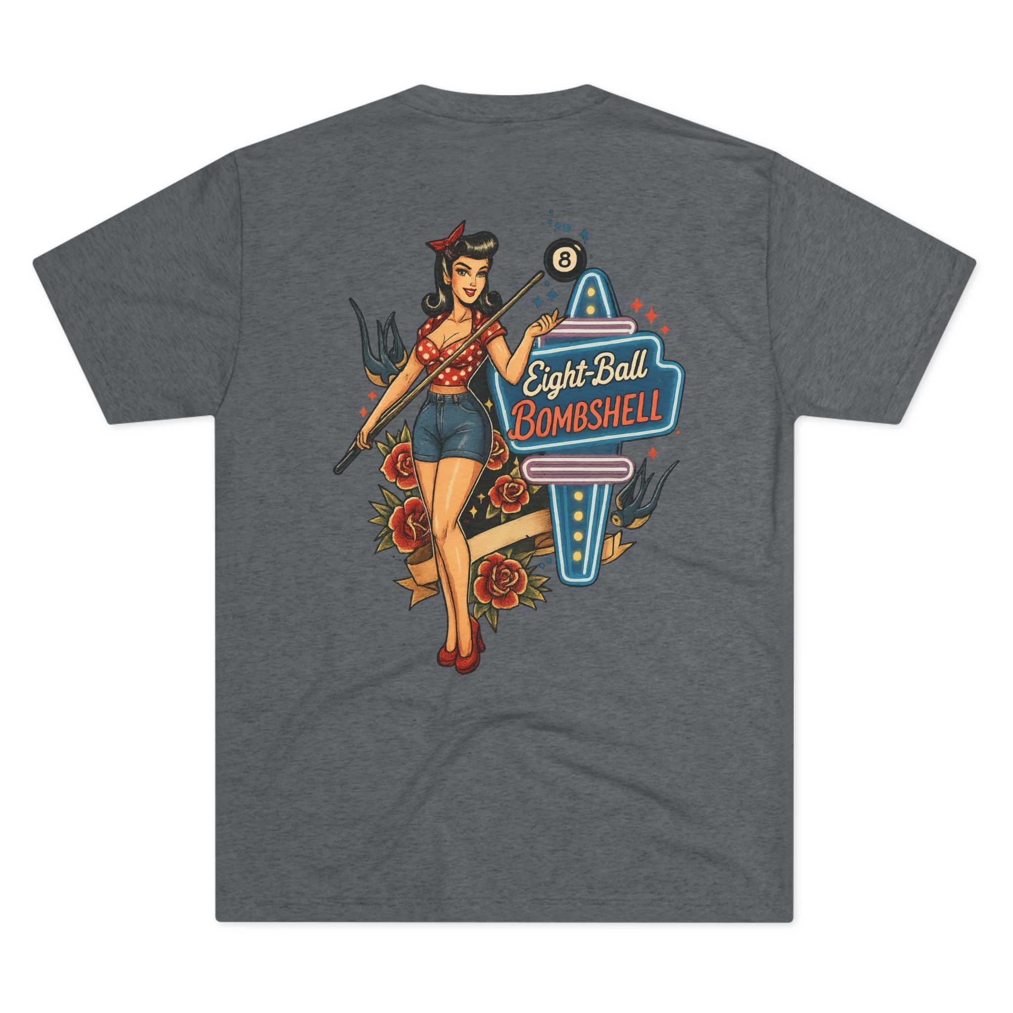 Eight-Ball Bombshell Next Level Billiards Tee
