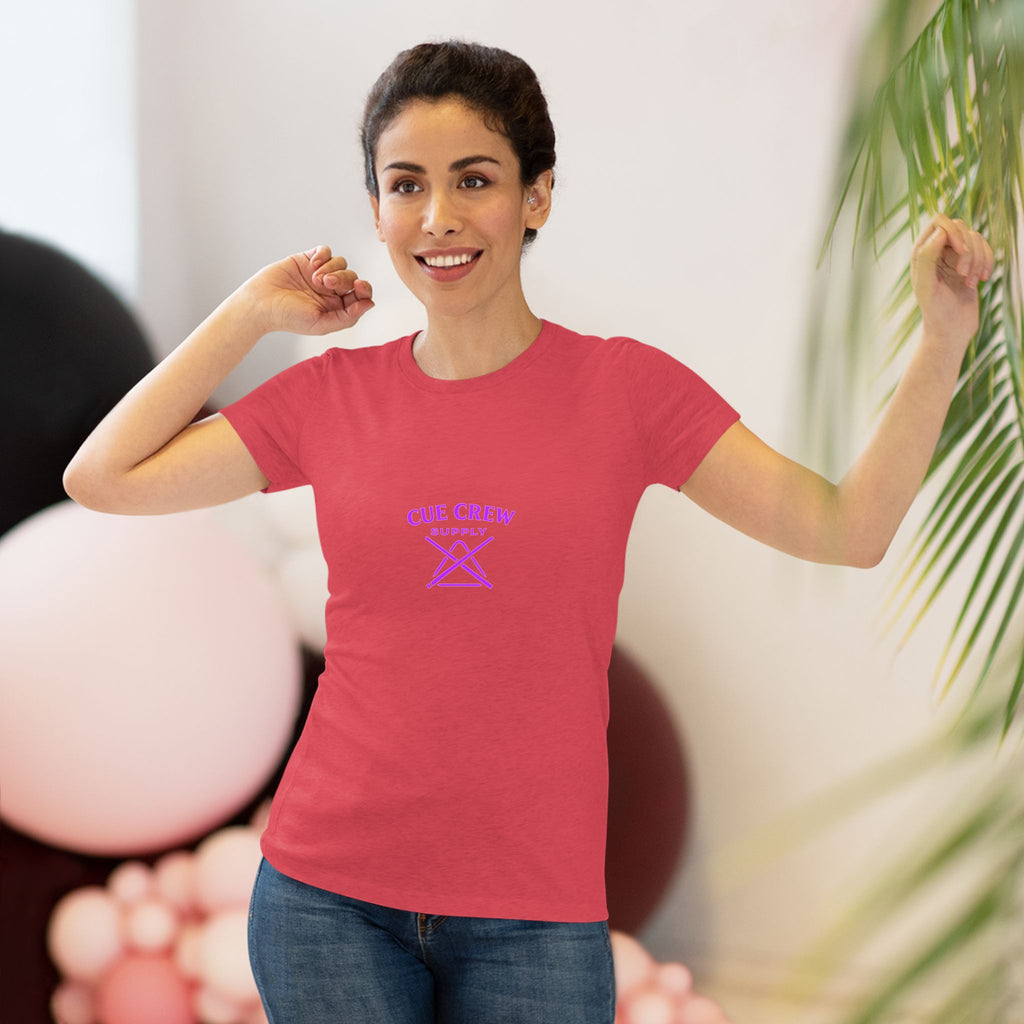 Cue Crew Ladies Next Level Women's Tri-Blend Tee