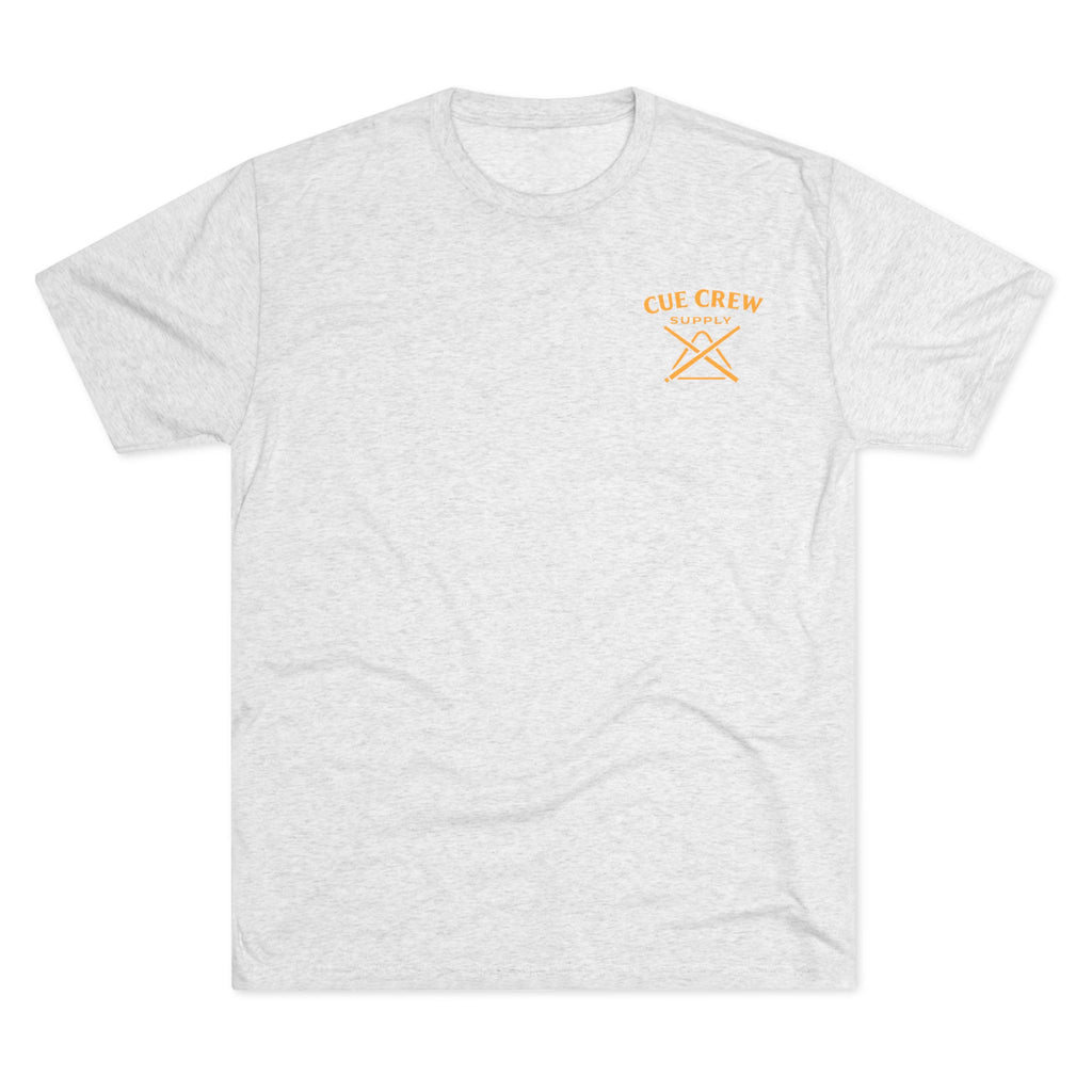 Leftovers Flaming 8-Ball Shield Next Level Tri-Blend Tee