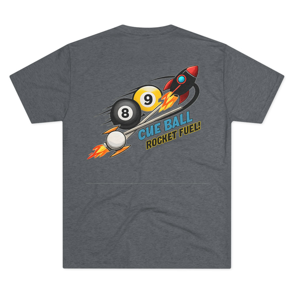 Cue Ball Rocket Fuel Billiards Tri-Blend Tee
