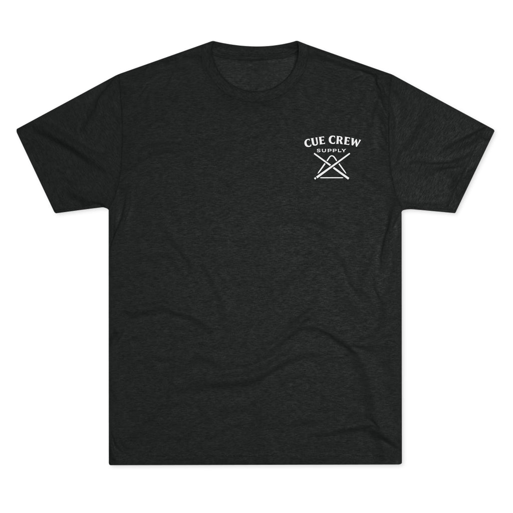Pool Hair Don’t Care T‑Shirt — Funny Billiards Next Level Tri-Blend Tee