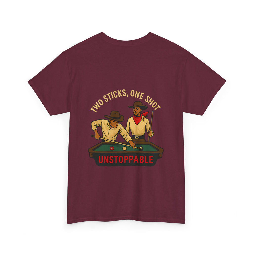 Scotch Doubles Unstoppable Billiards Tee