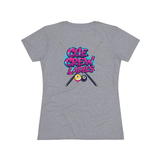 Cue Crew Ladies Next Level Women's Tri-Blend Tee