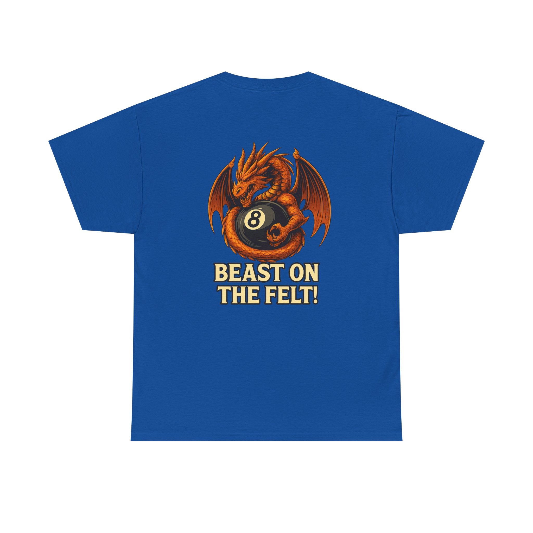 Beast On The Felt Dragon Billiards Gildan Tee
