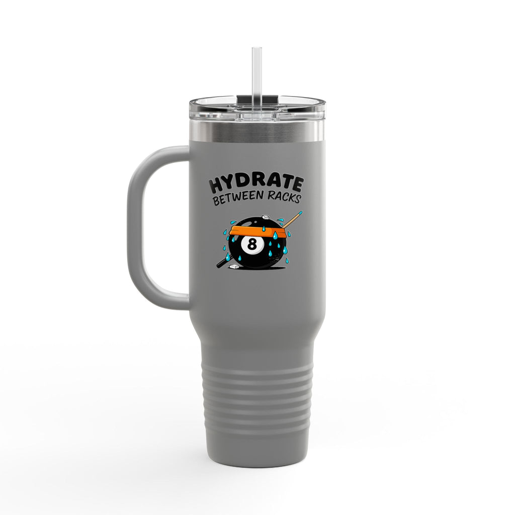 Hydrate Between Racks Billiards 40oz Insulated Travel Mug