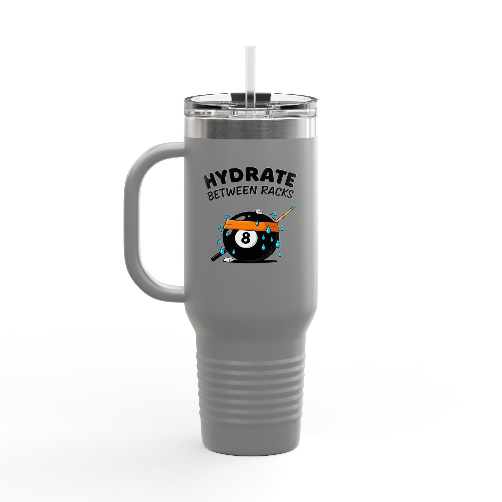 Hydrate Between Racks Billiards 40oz Insulated Travel Mug